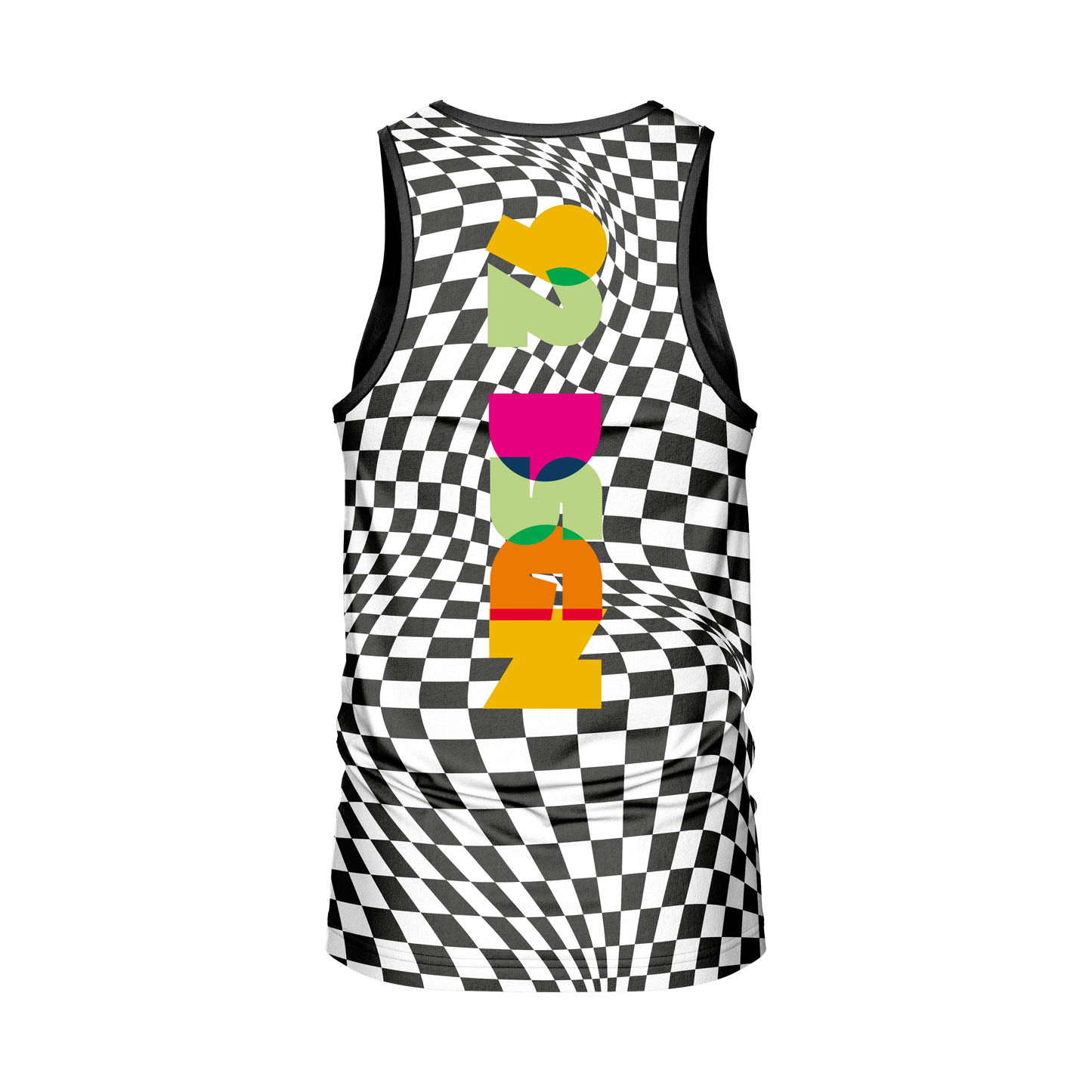 CANOTTA BLACK STRIPE FRONT