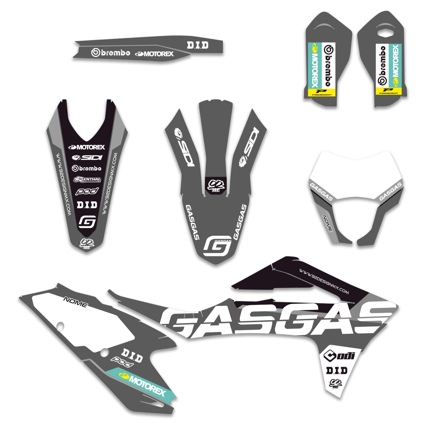 GASGAS DUAL GRAY