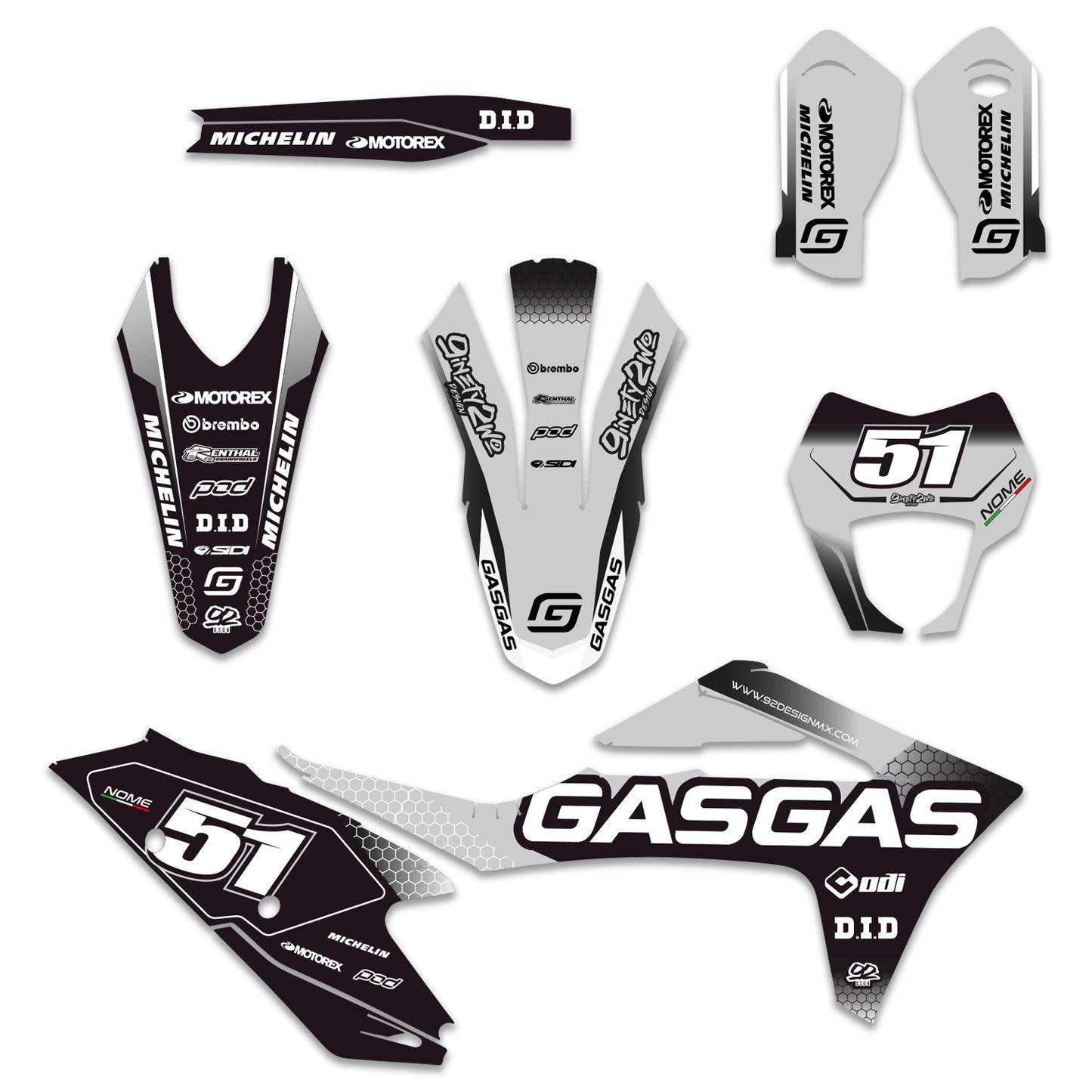 GASGAS TRAIL GRAY