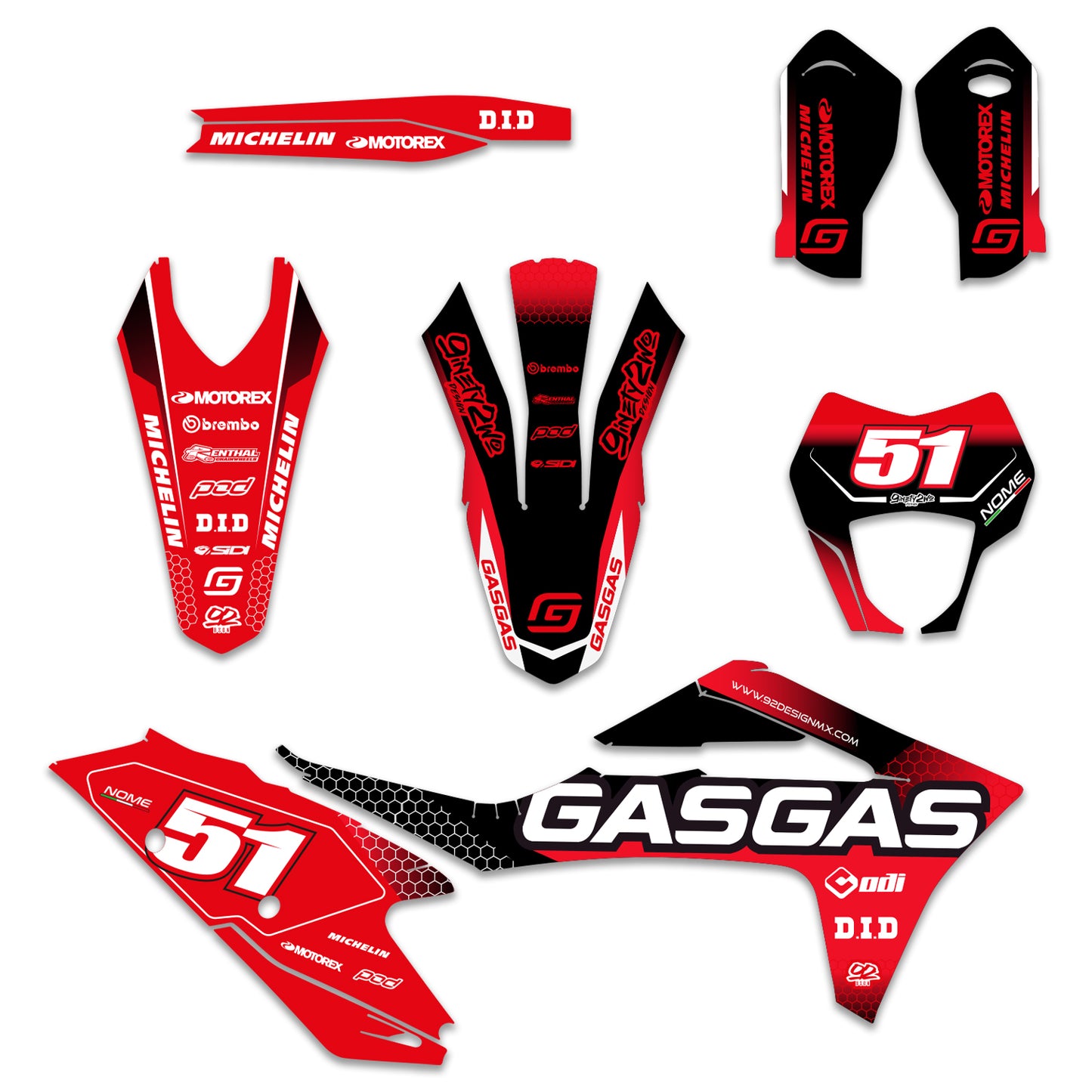 GASGAS TRAIL RED