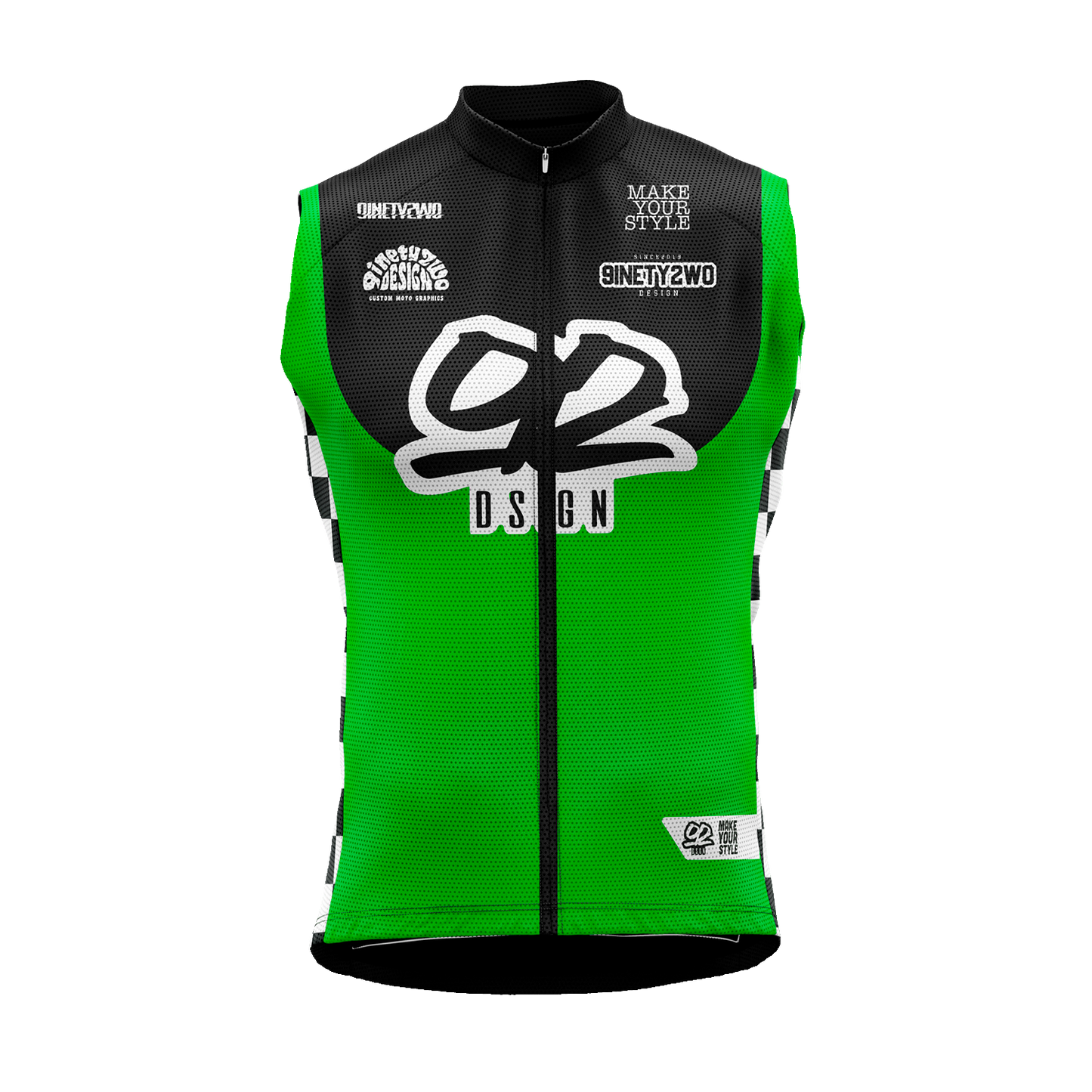 GILET BASIC GREEN