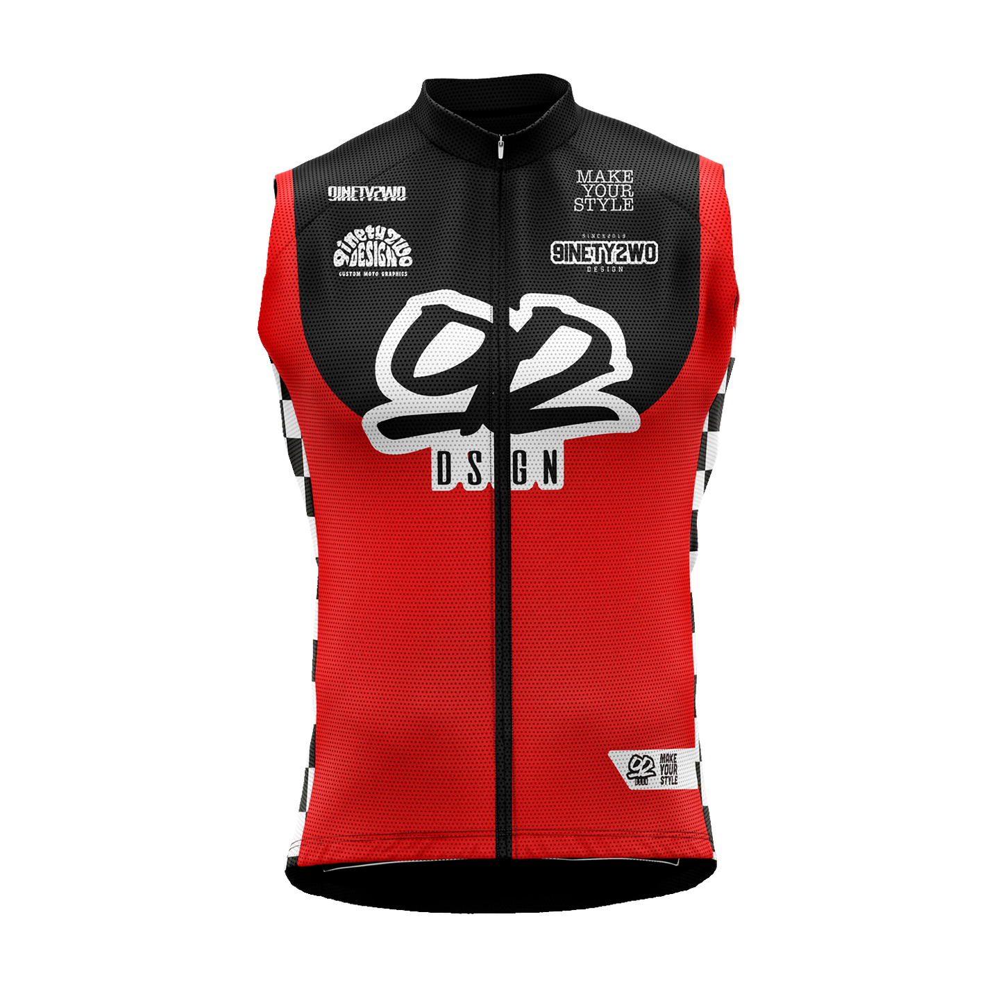 GILET BASIC RED