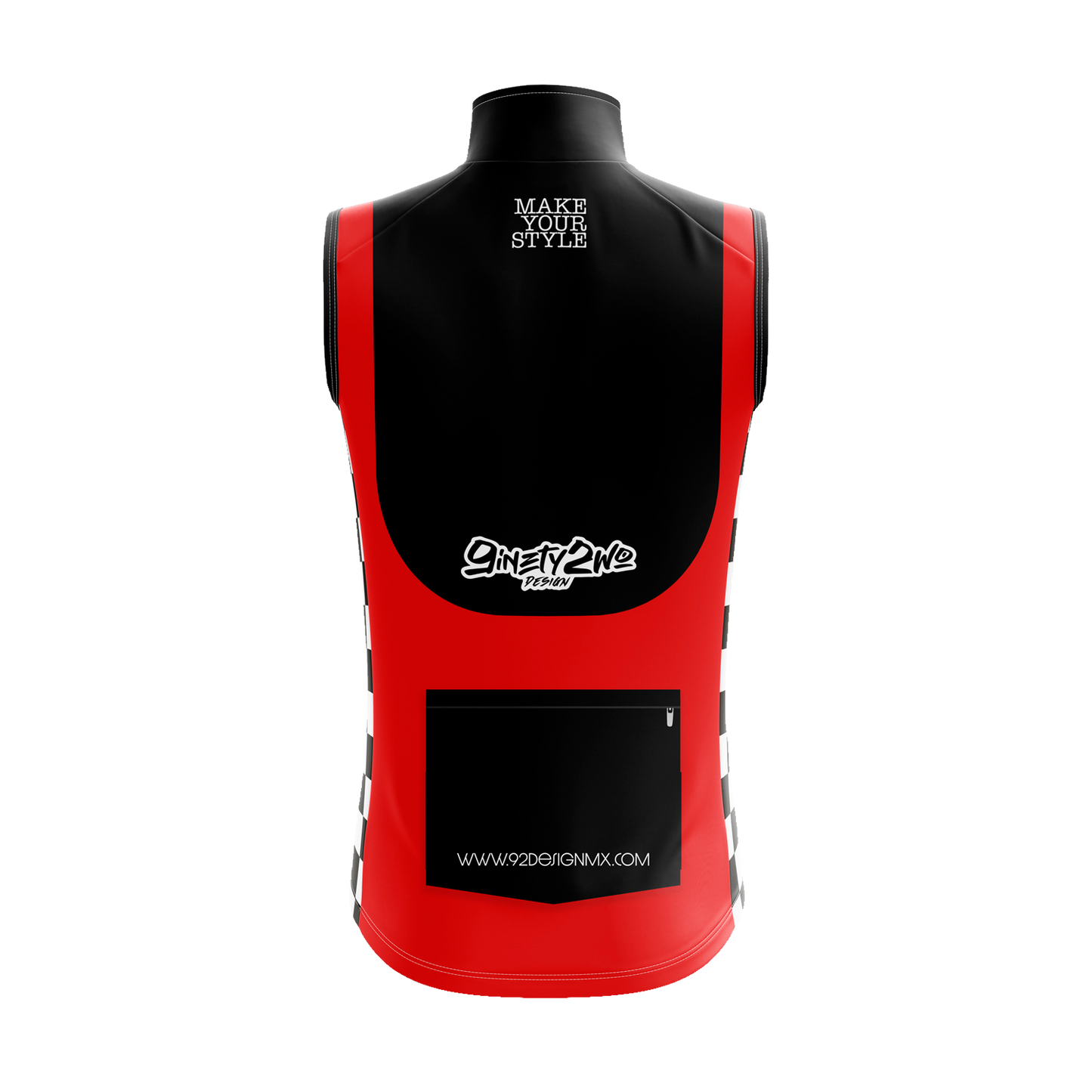 GILET BASIC RED