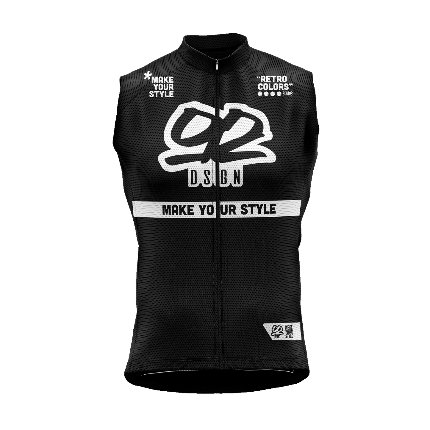 GILET RETRO BLACK