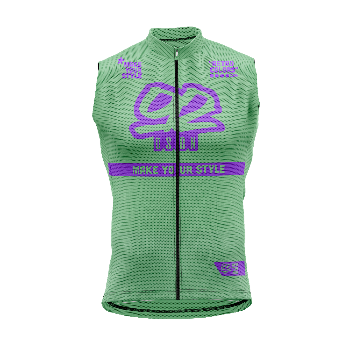 GILET RETRO MINT