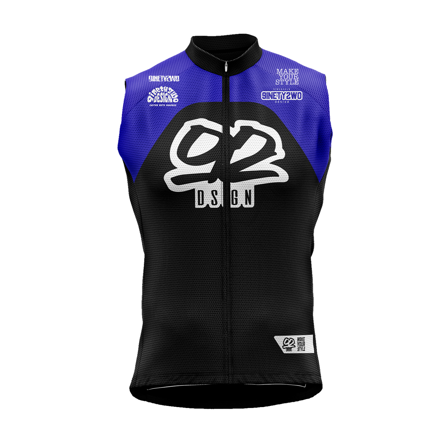 GILET RIDE BLUE