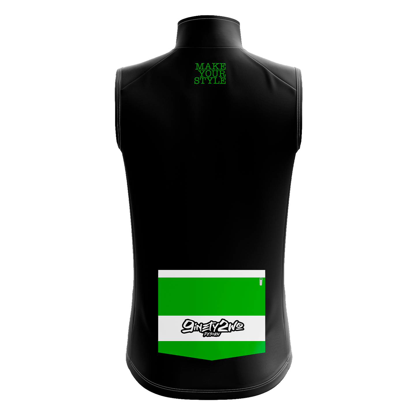 GILET RIDE GREEN