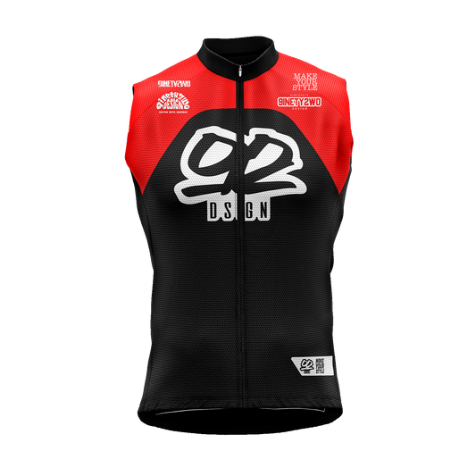 GILET RIDE RED