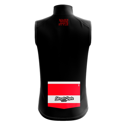 GILET RIDE RED