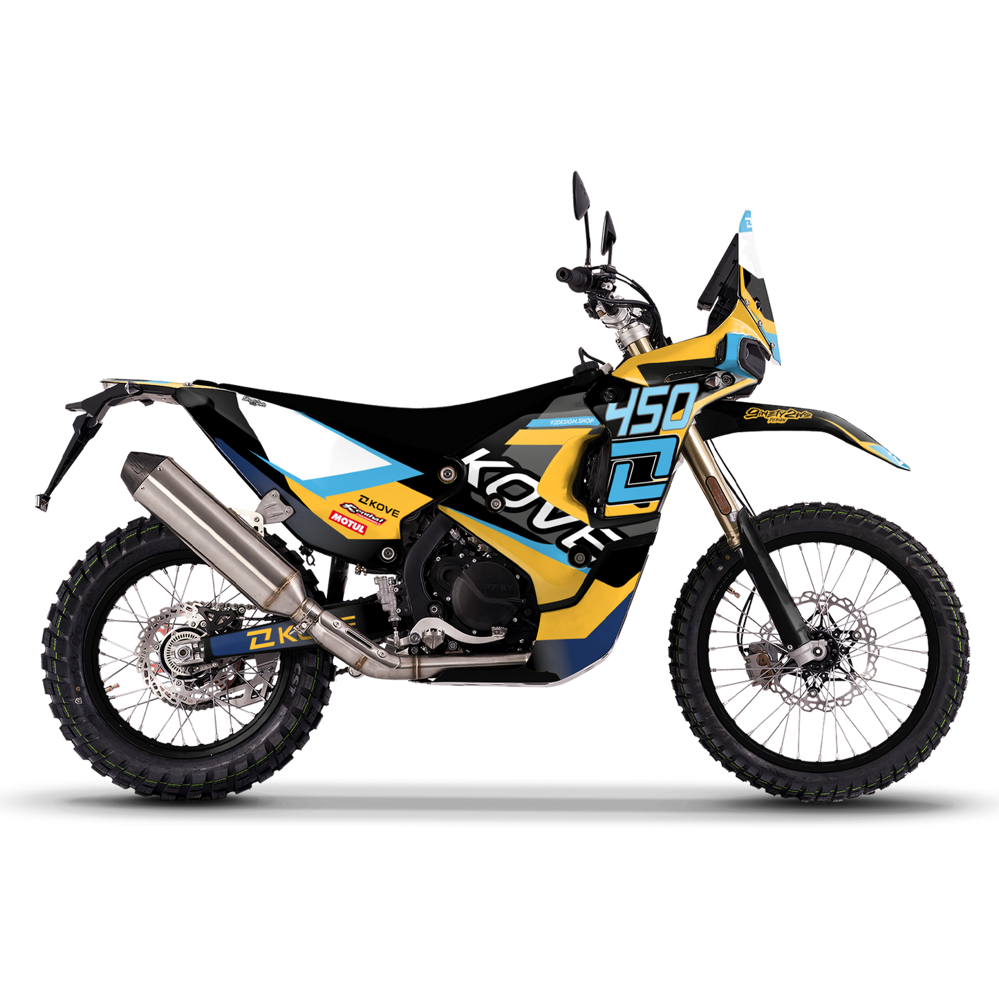 KOVE 450 RALLY OFF LIGHT BLUE