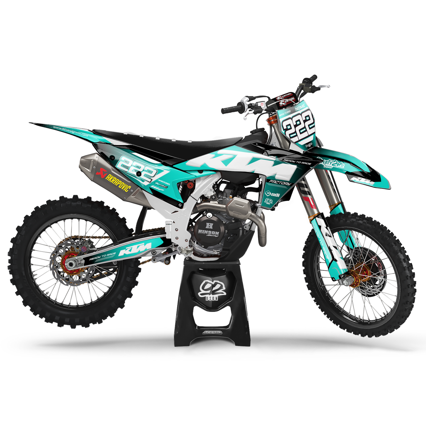 KTM BUP WHITE BLUE