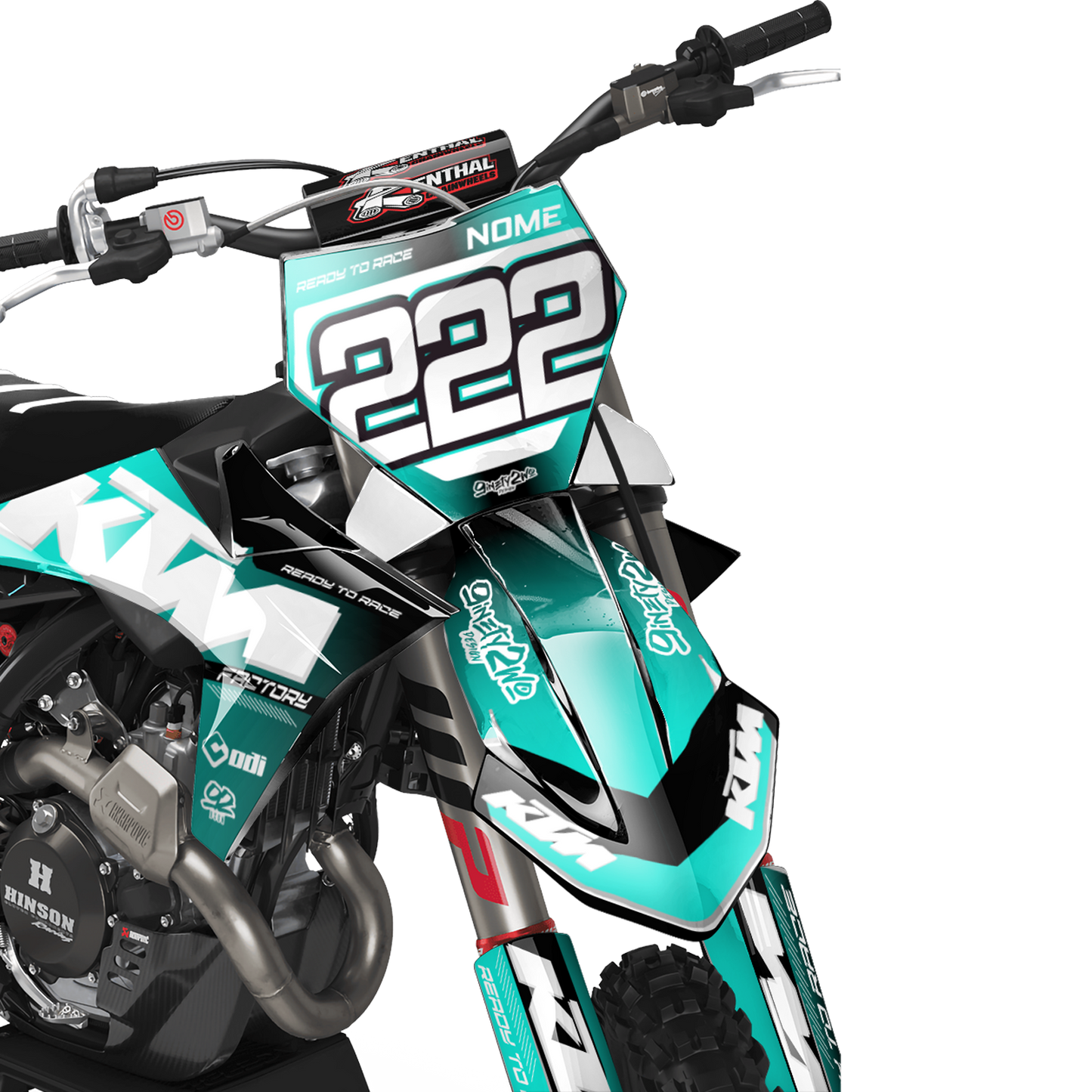 KTM BUP WHITE BLUE