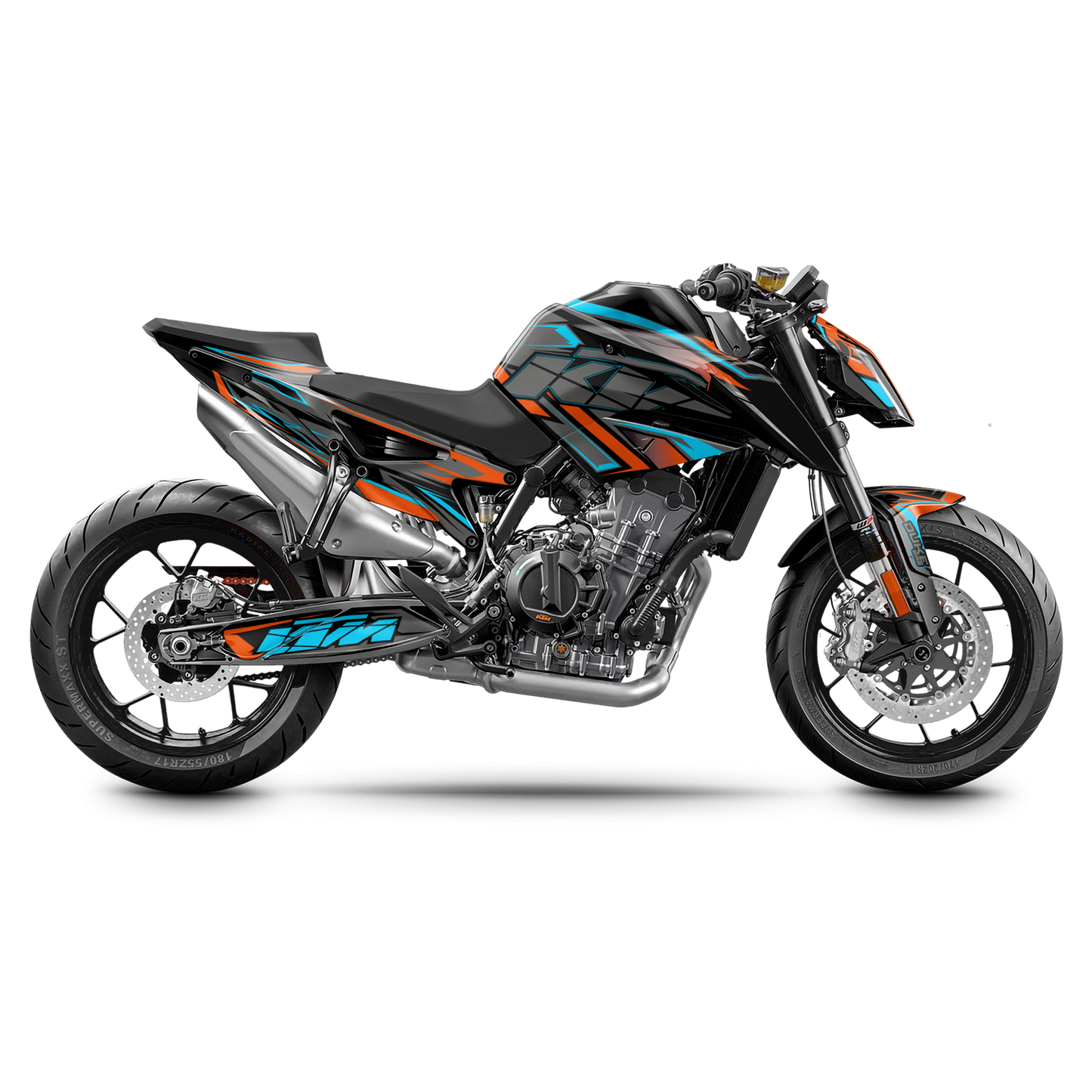 KTM DUKE 790 PULSE WHITE BLUE