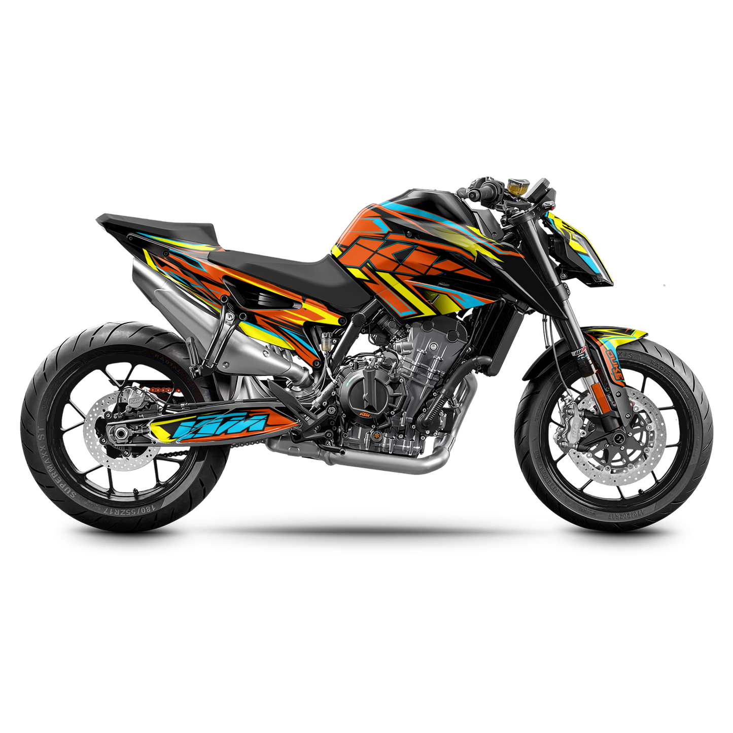 KTM DUKE 790 PULSE YELLOW