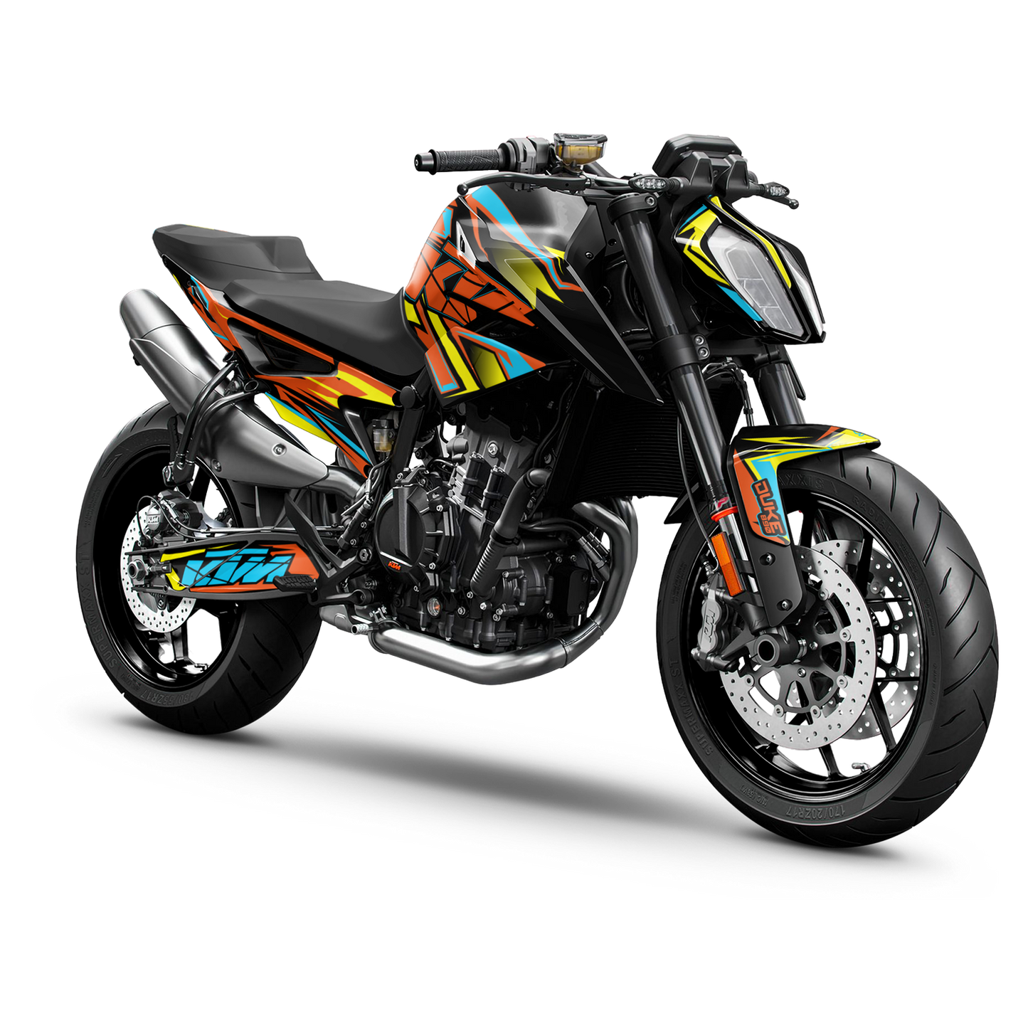 KTM DUKE 790 PULSE YELLOW
