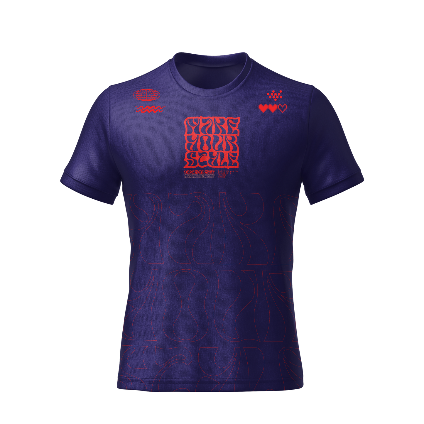 Maglia Line Blue