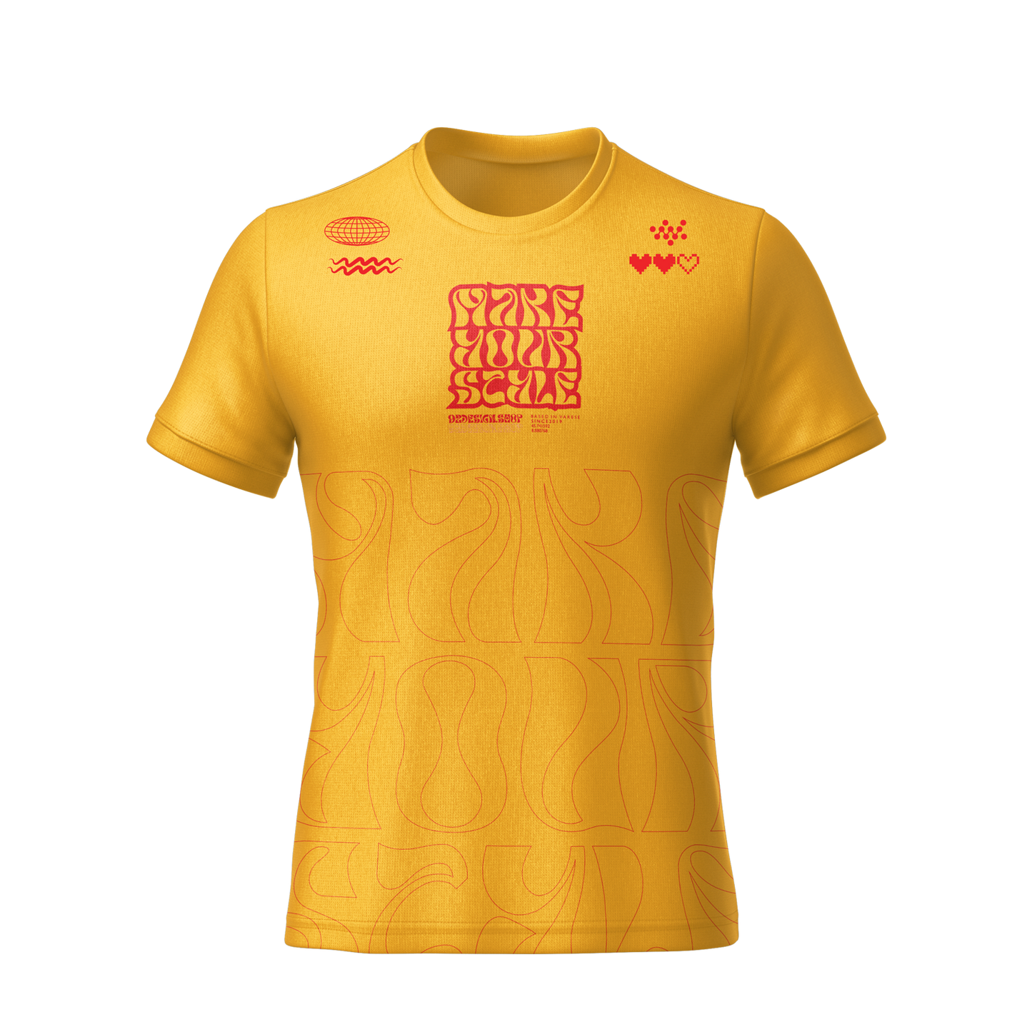 Maglia Line Orange