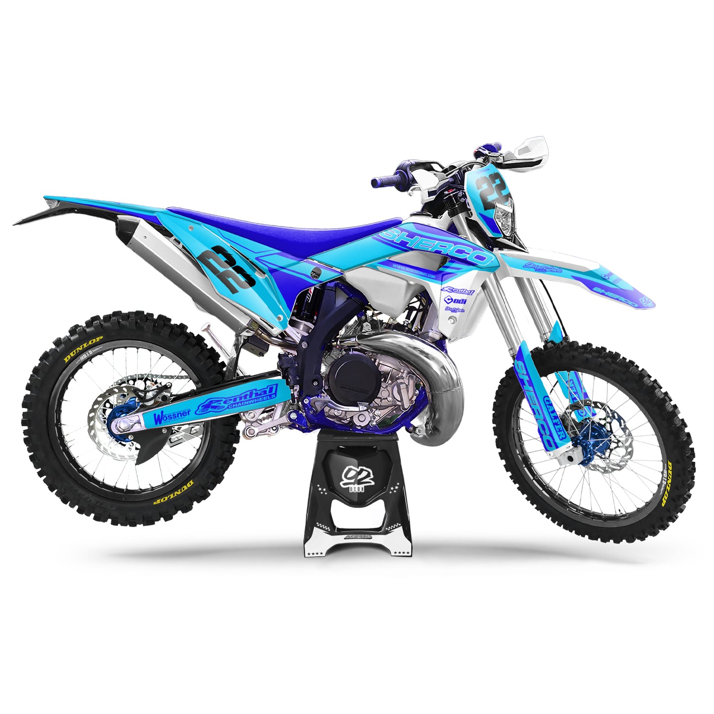 SHERCO ASSAULT BLUE BLACK