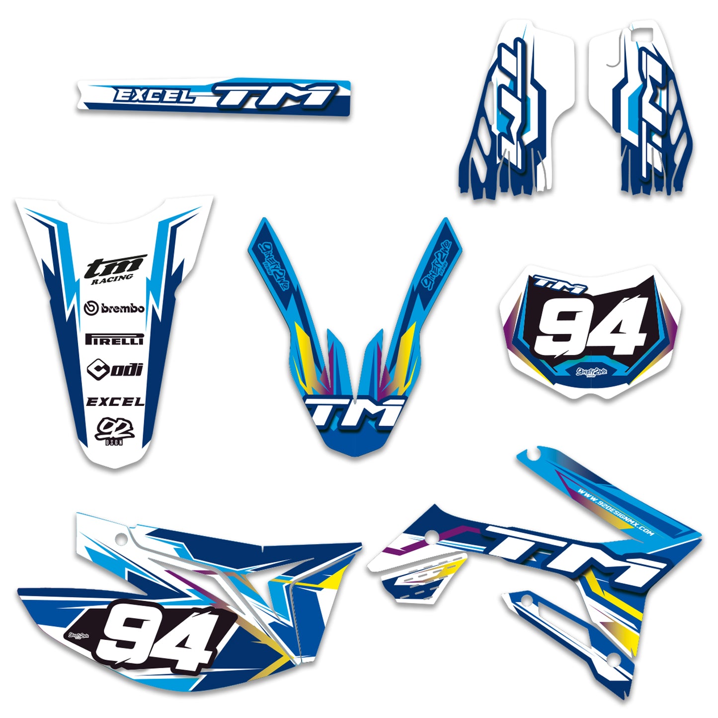 TM RACING BLUE
