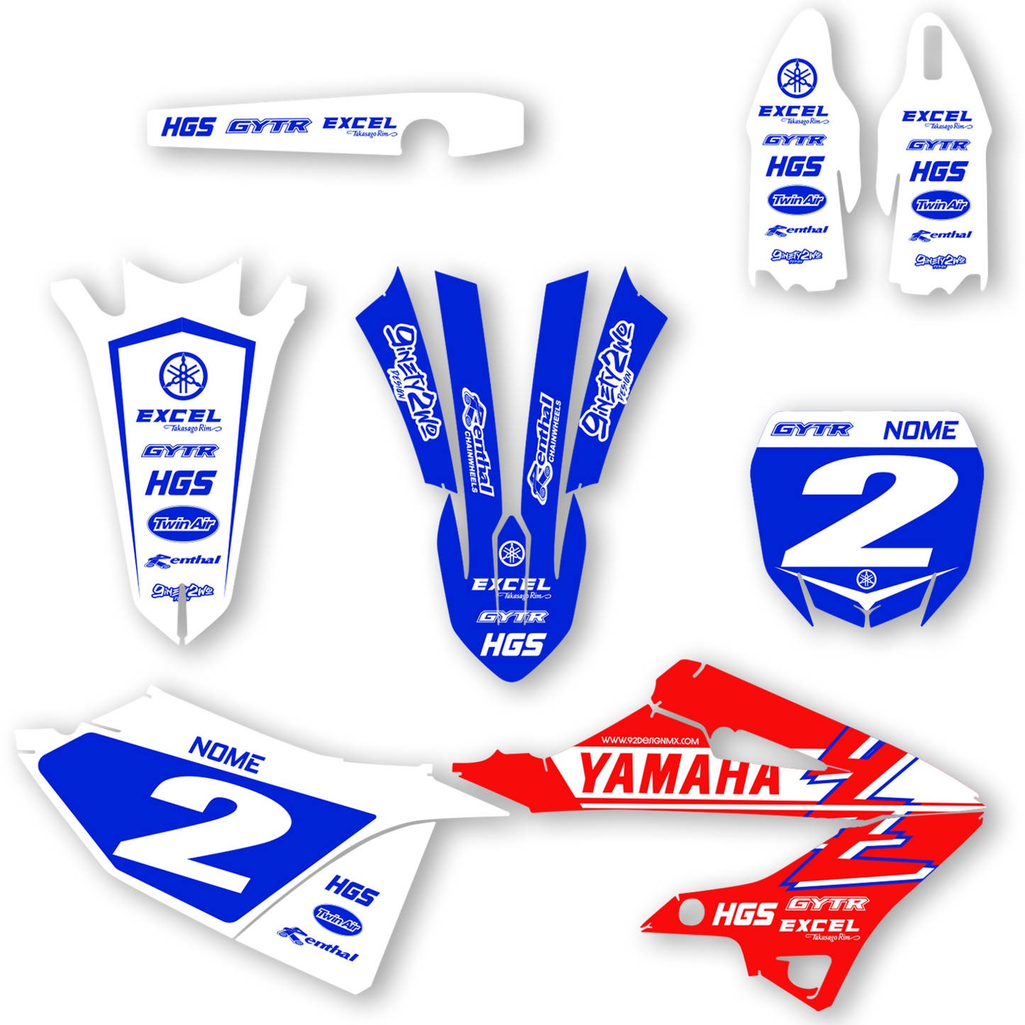 YAMAHA 90'S RED