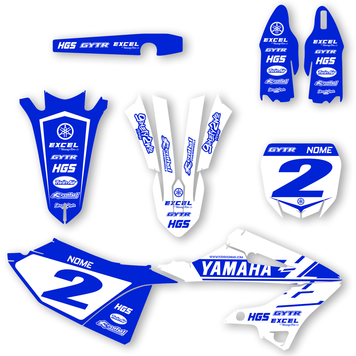 YAMAHA 90'S WHITE