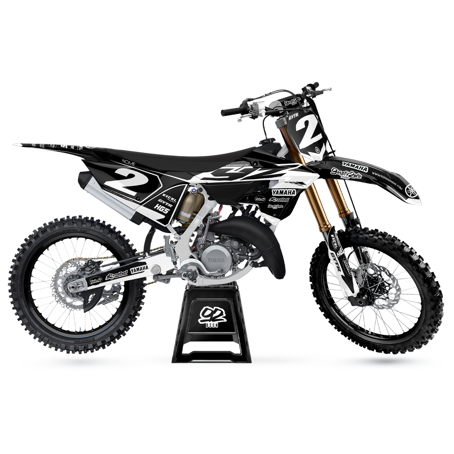 YAMAHA HOLESHOT BLACK