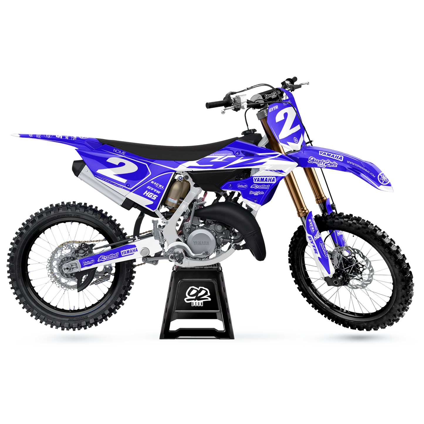 YAMAHA HOLESHOT BLUE