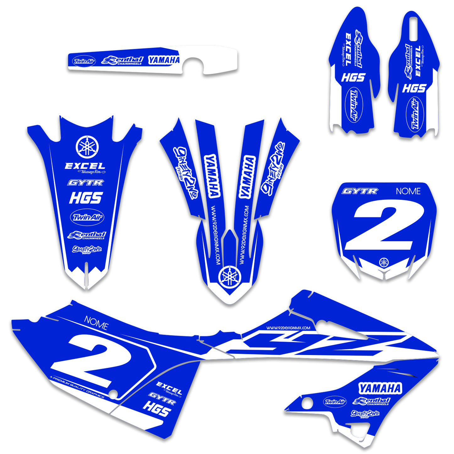 YAMAHA HOLESHOT BLUE