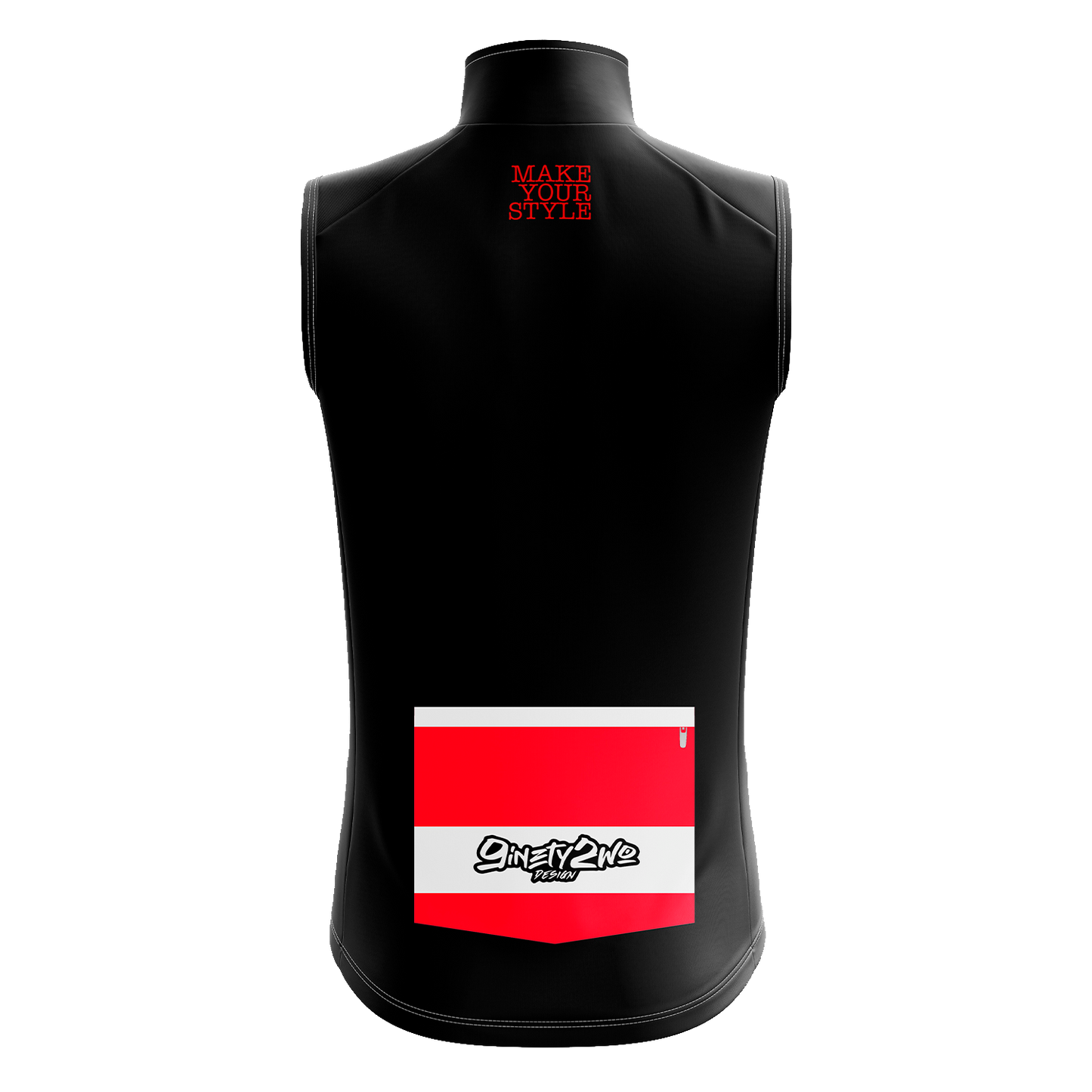 GILET RIDE RED