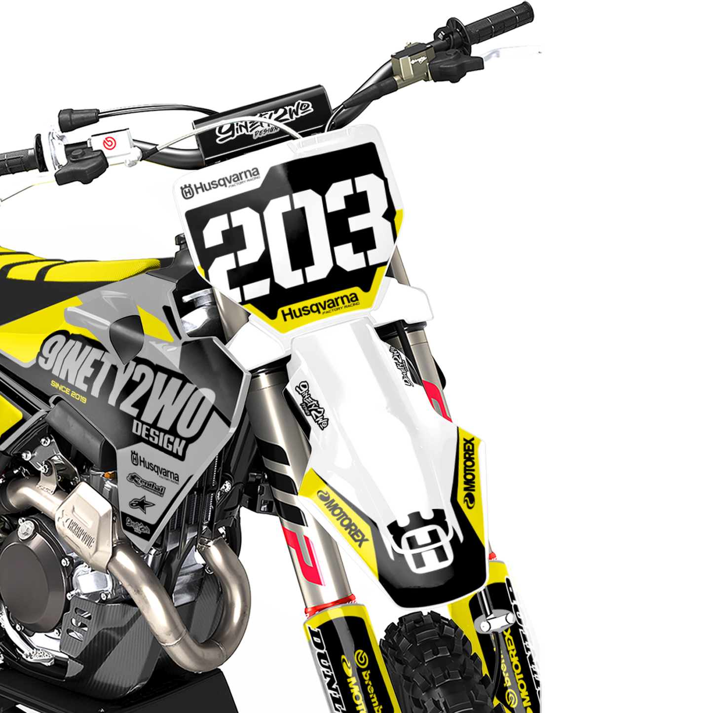 HUSQVARNA FURY YELLOW