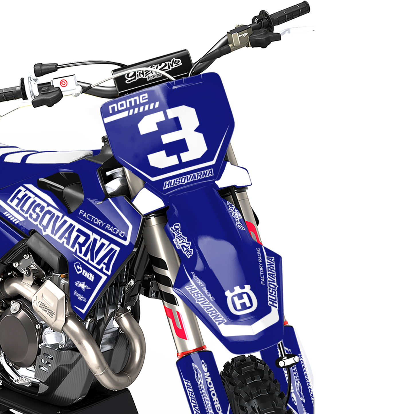 HUSQVARNA SHOCK BLUE