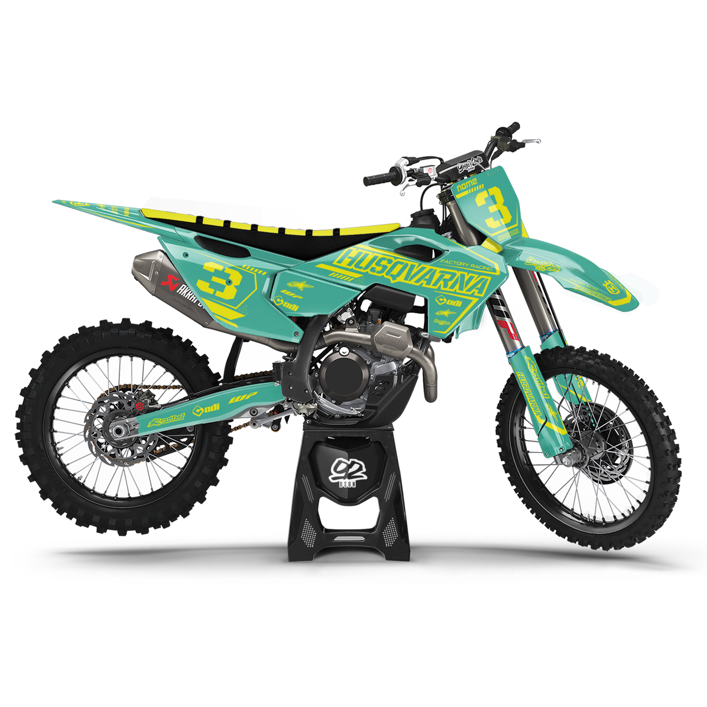 HUSQVARNA SHOCK GREEN