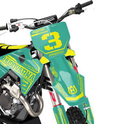 HUSQVARNA SHOCK GREEN