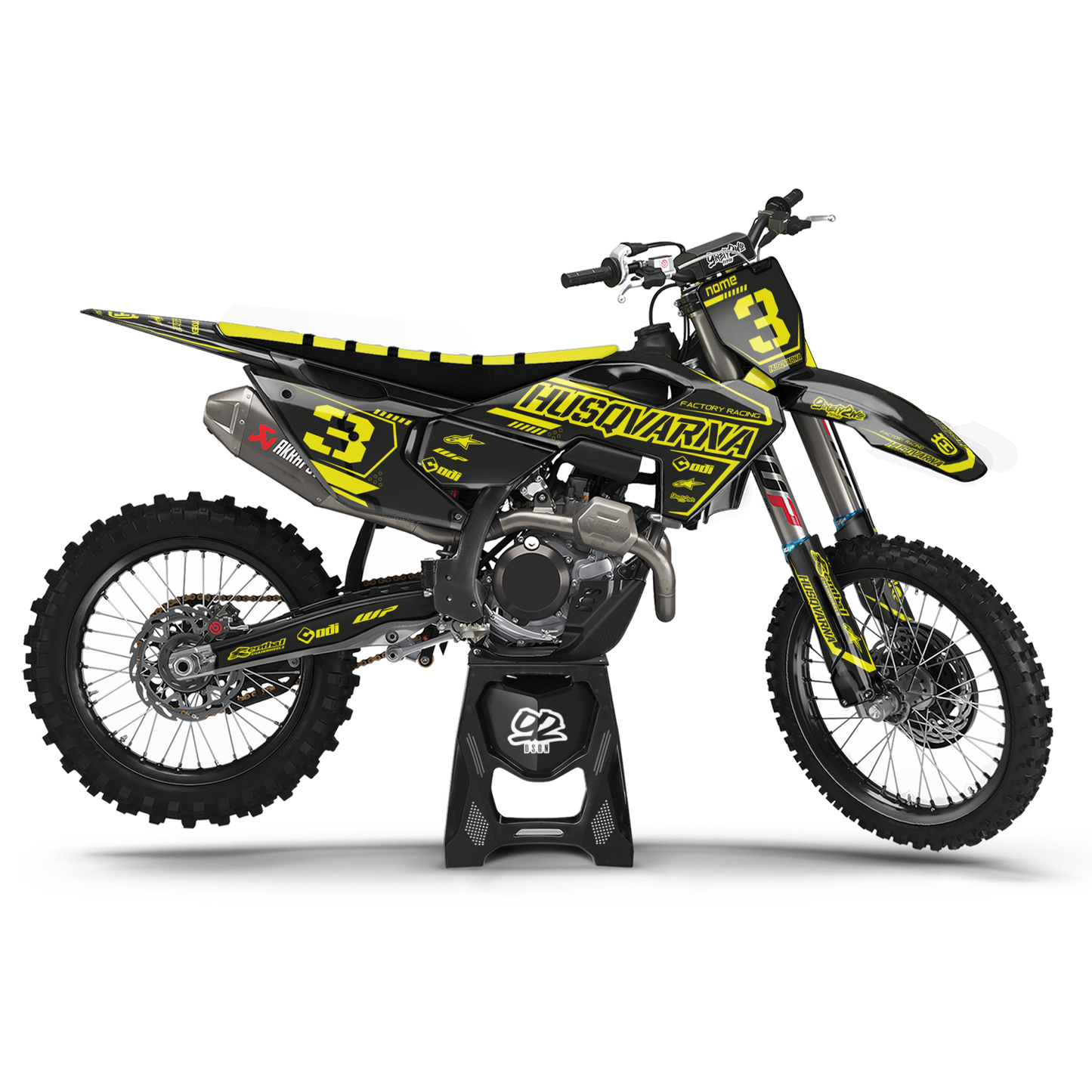 HUSQVARNA SHOCK YELLOW