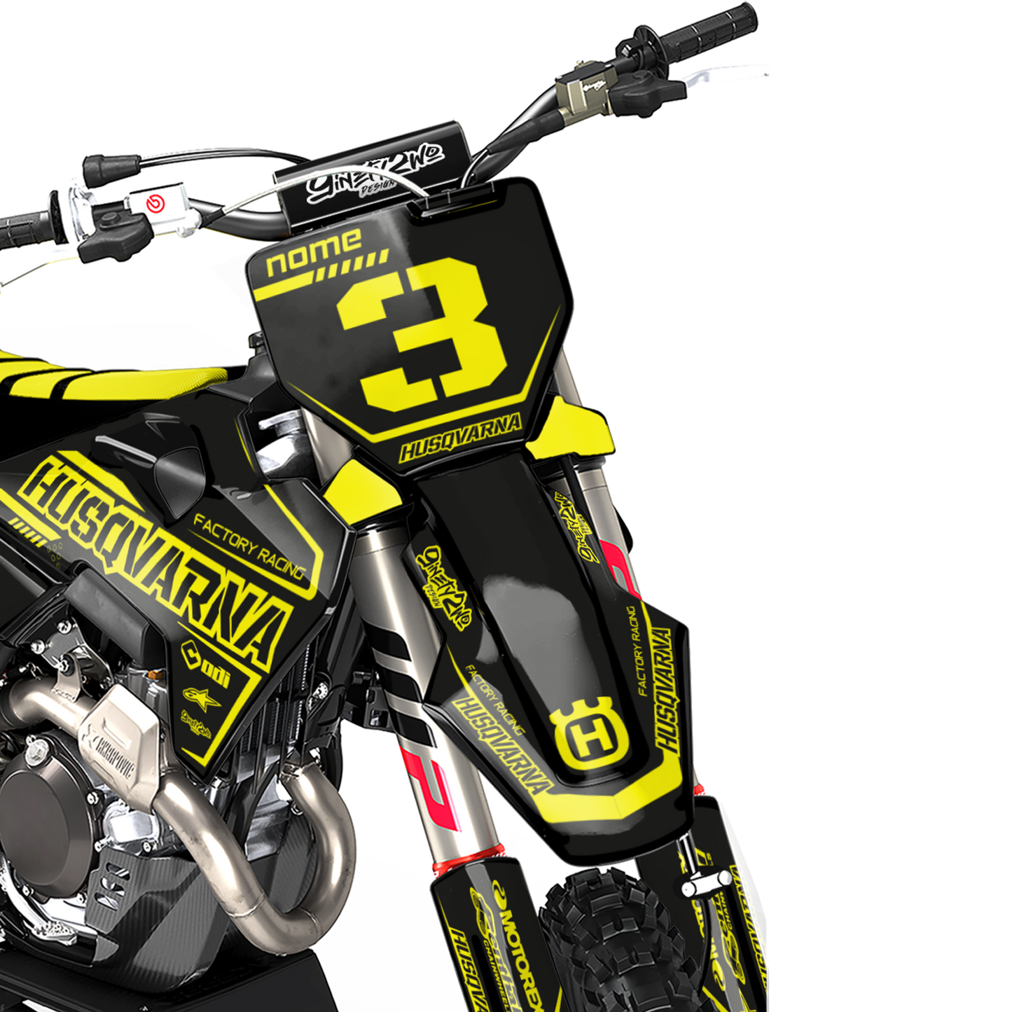 HUSQVARNA SHOCK YELLOW