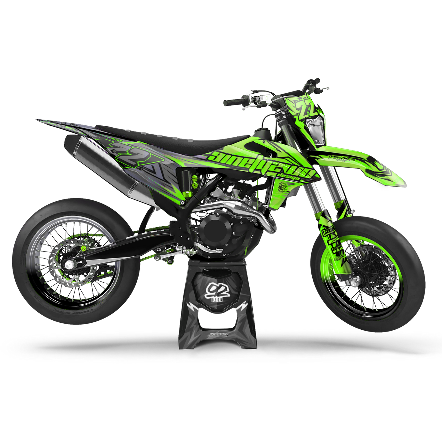 KTM DOUBLE GRAY/GREEN