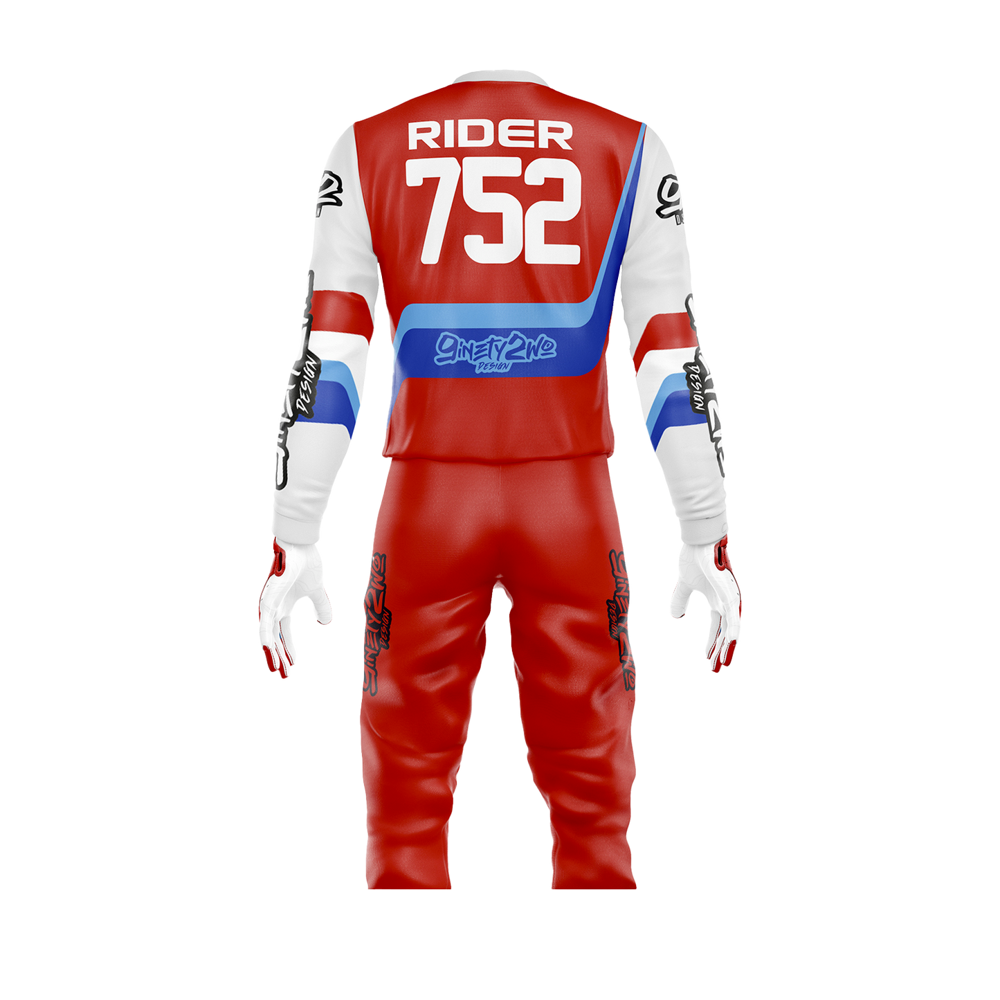 MX BIKER RED