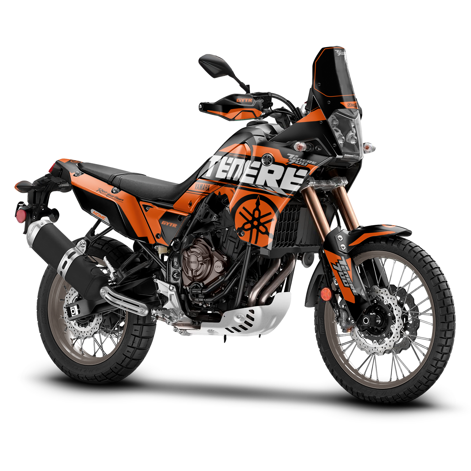 Yamaha Tenere 700 Rush Orange – 92design